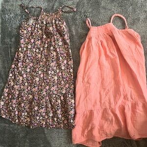 Floral and Pink Kids Dresses